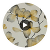 Kienze Ochre/Steel | Harlequin UK Circular Swatch | Harlequin