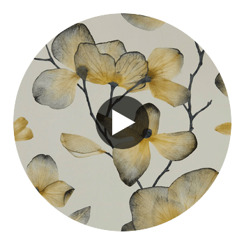 Kienze Ochre/Steel | Harlequin UK Circular Swatch | Harlequin