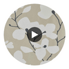 Kienze Shimmer Gilver/Chalk | Harlequin UK Circular Swatch | Harlequin