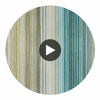Spectro Stripe Emerald/Marine | Harlequin UK Circular Swatch | Harlequin