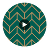 Tessellation Teal/Gold | Harlequin UK Circular Swatch | Harlequin