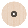 Threaded Crème Beige | Architectural Wallcoverings Circular Swatch | Koroseal