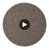 House Of Tweed Craftsman Brown | Architectural Wallcoverings Circular Swatch | Koroseal