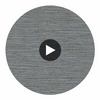 Interloom Silver Skies Blue-gray | Architectural Wallcoverings Circular Swatch | Koroseal