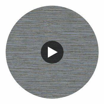 Interloom Silver Skies Blue-gray | Architectural Wallcoverings Circular Swatch | Koroseal