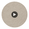 Lino Plebeian Beige | Architectural Wallcoverings Circular Swatch | Koroseal