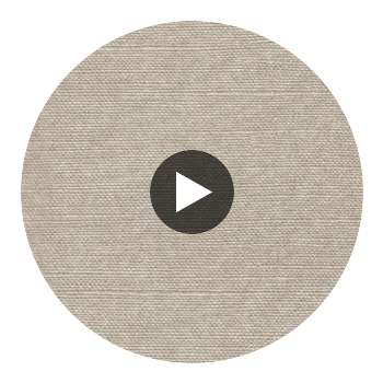 Lino Plebeian Beige | Architectural Wallcoverings Circular Swatch | Koroseal