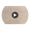 Yasu - Silver By Brunschwig & Fils | |Metallic Modern Wallcovering Circular Swatch | DW
