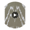 Jano - Tostado Taupe By Gaston Y Daniela | Lorenzo Castillo Hispania Wp |Ikat/Southwest/Kilims  Wallcovering Print Circular Swatch | DW