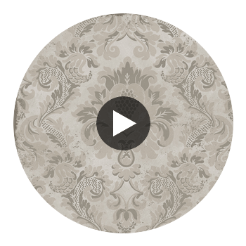 Stravinsky - Gilver Green By Cole & Son | Cole & Son Mariinsky Damask |  Wallcovering Print Circular Swatch | DW