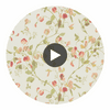 Sweet Pea - Pink  By Cole & Son | Cole & Son Archive Anthology |Botanical & Floral  Wallcovering Print Circular Swatch | DW