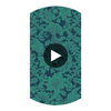 Balabina - Midnight & Jade Multi By Cole & Son | Cole & Son Mariinsky Damask |  Wallcovering Print Circular Swatch | DW