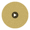 Pebble - Sand Yellow By Cole & Son | Cole & Son Landscape Plains |  Wallcovering Print Circular Swatch | DW