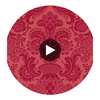 Petrouchka - Red Lavender By Cole & Son | Cole & Son Mariinsky Damask |  Wallcovering Print Circular Swatch | DW