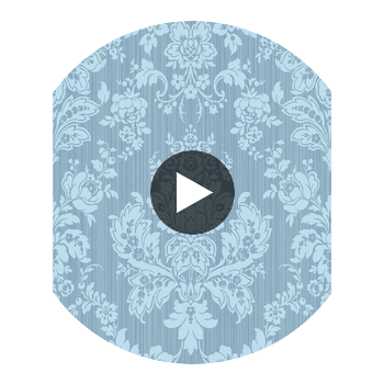 Giselle - Blue Blue By Cole & Son | Cole & Son Mariinsky Damask |  Wallcovering Print Circular Swatch | DW