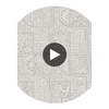 Bellini - Grey & White Light Grey By Cole & Son | Cole & Son Mariinsky Damask |  Wallcovering Print Circular Swatch | DW
