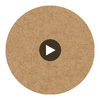 Cordovan - Tan Brown By Cole & Son | Cole & Son Landscape Plains |  Wallcovering Print Circular Swatch | DW