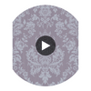 Giselle - Plum Purple By Cole & Son | Cole & Son Mariinsky Damask |  Wallcovering Print Circular Swatch | DW
