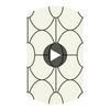 Riviera - Black And White  By Cole & Son | Cole & Son Geometric Ii |  Wallcovering Print Circular Swatch | DW