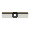 Jaspe Border - Linen Black/Gold Grey By Cole & Son | Cole & Son Marquee Stripes |  Wallcovering Borders Circular Swatch | DW