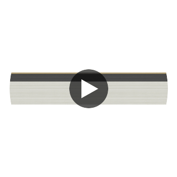 Jaspe Border - Linen Black/Gold Grey By Cole & Son | Cole & Son Marquee Stripes |  Wallcovering Borders Circular Swatch | DW