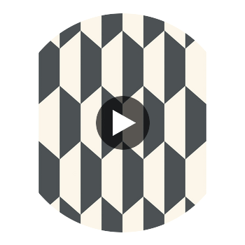 Tile - Black And White  By Cole & Son | Cole & Son Geometric Ii |  Wallcovering Print Circular Swatch | DW