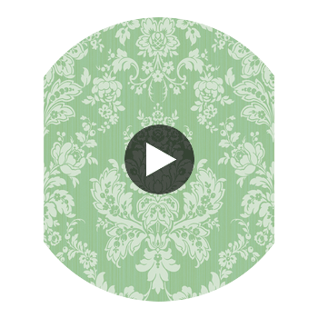 Giselle - Leaf Green Mint By Cole & Son | Cole & Son Mariinsky Damask |  Wallcovering Print Circular Swatch | DW