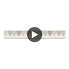 Scaramouche - Ice-Cream  By Cole & Son | Cole & Son Whimsical |  Wallcovering Print Circular Swatch | DW