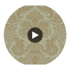 Carmen Cs - Khaki Khaki By Cole & Son | Cole & Son Mariinsky Damask |  Wallcovering Print Circular Swatch | DW