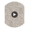 Bellini - Stone & Gilver Taupe By Cole & Son | Cole & Son Mariinsky Damask |  Wallcovering Print Circular Swatch | DW