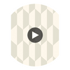 Tile - White And Stone  By Cole & Son | Cole & Son Geometric Ii |  Wallcovering Print Circular Swatch | DW