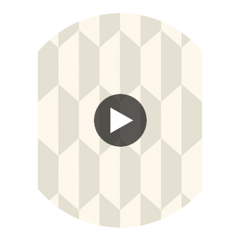 Tile - White And Stone  By Cole & Son | Cole & Son Geometric Ii |  Wallcovering Print Circular Swatch | DW