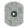 Bellini - Black & White Charcoal By Cole & Son | Cole & Son Mariinsky Damask |  Wallcovering Print Circular Swatch | DW