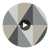 Apex Grand - Grey And Black  By Cole & Son | Cole & Son Geometric Ii |  Wallcovering Print Circular Swatch | DW