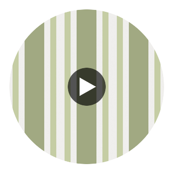 Polo Stripe - Leaf Green Green By Cole & Son | Cole & Son Marquee Stripes |  Wallcovering Print Circular Swatch | DW