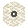 Luxor - White  By Cole & Son | Cole & Son Geometric Ii |  Wallcovering Print Circular Swatch | DW