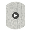Zebrawood - Grey Grey By Cole & Son | Cole & Son Curio |  Wallcovering Print Circular Swatch | DW