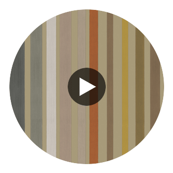 Carousel Stripe - Linen Multi By Cole & Son | Cole & Son Mariinsky Damask |  Wallcovering Print Circular Swatch | DW