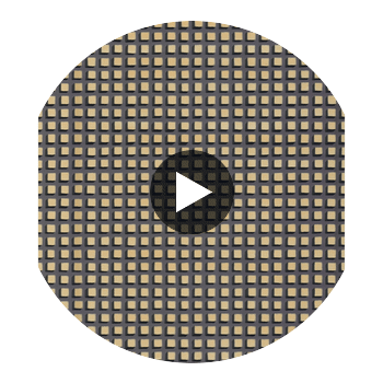Mosaic - Black And Gold  By Cole & Son | Cole & Son Geometric Ii |  Wallcovering Print Circular Swatch | DW