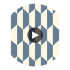 Tile - Blue And White  By Cole & Son | Cole & Son Geometric Ii |  Wallcovering Print Circular Swatch | DW