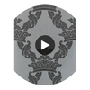 Borja - Antracita Silver By Gaston Y Daniela | Lorenzo Castillo Hispania Wp |Damask  Wallcovering Print Circular Swatch | DW