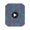 Egerton - Indigo  By Cole & Son | Cole & Son Archive Anthology |Botanical & Floral  Wallcovering Print Circular Swatch | DW
