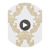 Borja - Ocre Yellow By Gaston Y Daniela | Lorenzo Castillo Hispania Wp |Damask  Wallcovering Print Circular Swatch | DW