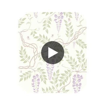 Egerton - Lilac  By Cole & Son | Cole & Son Archive Anthology |Botanical & Floral  Wallcovering Print Circular Swatch | DW