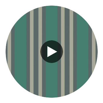 Polo Stripe - Teal/Gilver Multi By Cole & Son | Cole & Son Marquee Stripes |  Wallcovering Print Circular Swatch | DW