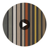 Carousel Stripe - Charcoal Multi By Cole & Son | Cole & Son Mariinsky Damask |  Wallcovering Print Circular Swatch | DW