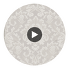 Stravinsky - White Charcoal By Cole & Son | Cole & Son Mariinsky Damask |  Wallcovering Print Circular Swatch | DW