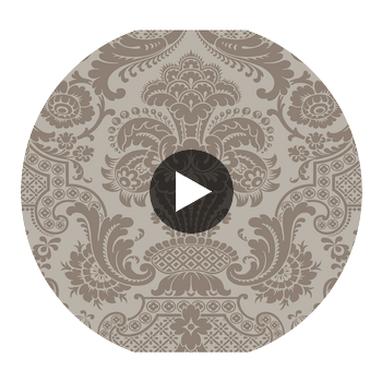 Carmen Cs - Mole Taupe By Cole & Son | Cole & Son Mariinsky Damask |  Wallcovering Print Circular Swatch | DW