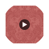 Chippendale China - Red  By Cole & Son | Cole & Son Archive Anthology |Chinoiserie Global Wallcovering Print Circular Swatch | DW