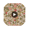 Strawberry Tree - Pink & Linen  By Cole & Son | Cole & Son Archive Anthology |Botanical & Floral  Wallcovering Print Circular Swatch | DW